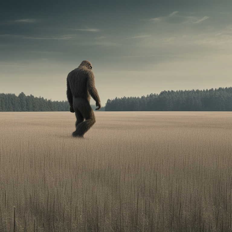 AI generated image of Dream About Bigfoot In A Field Dream About Bigfoot In A Field