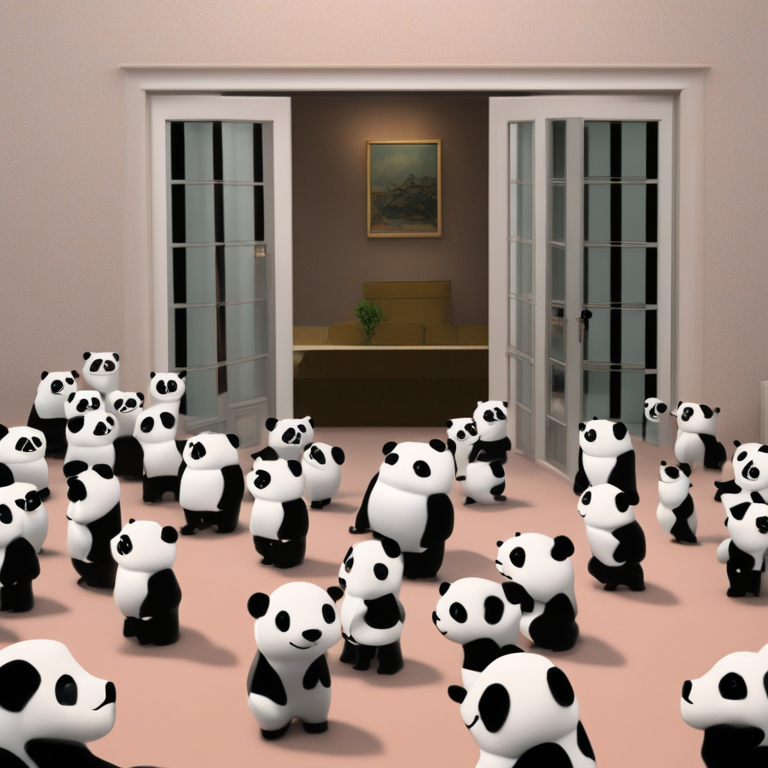 Dream About Trapped In Room With Crowds And Panda Like Animal