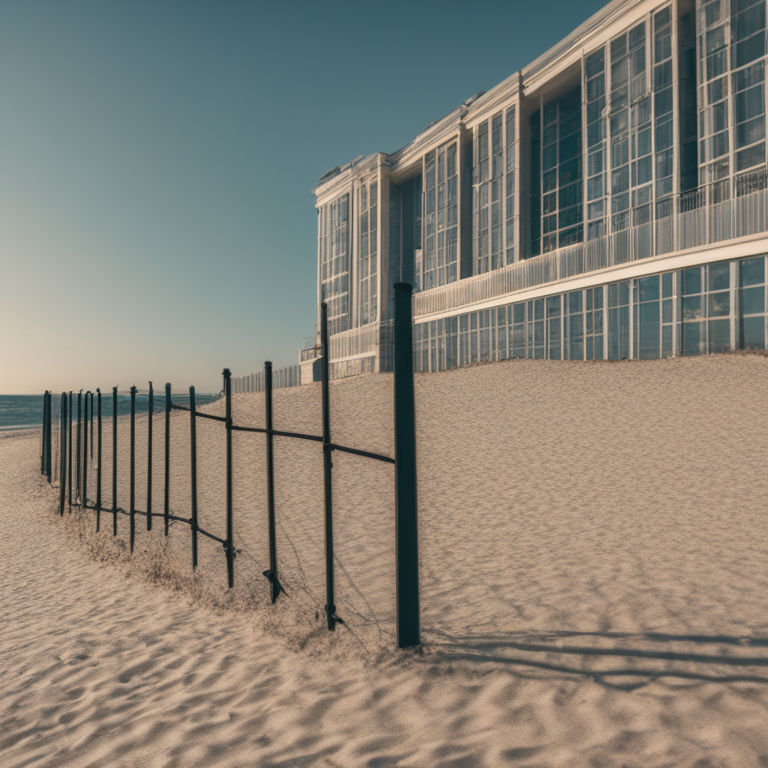 Dream Of Visiting Friends Mansion Beach Electric Fences