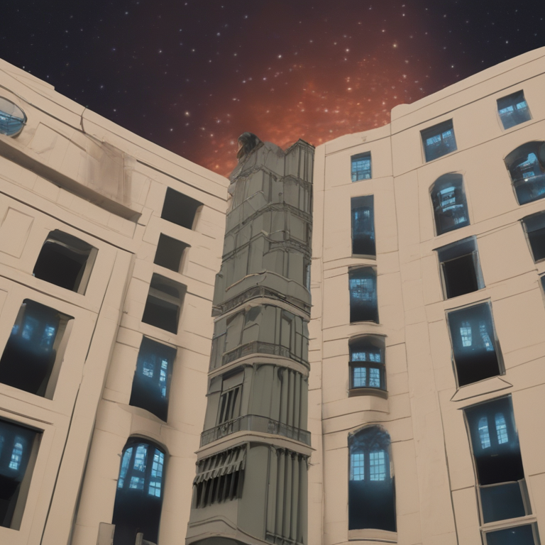 Dream About Elevator Plummeting Top Floor Survival Night Sky View