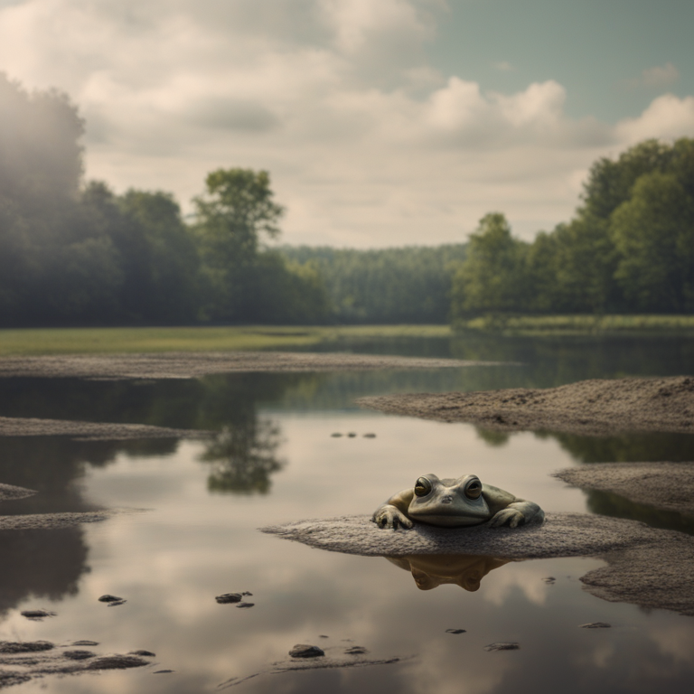 Dream About Rescuing Ginormous Frogs From Mud