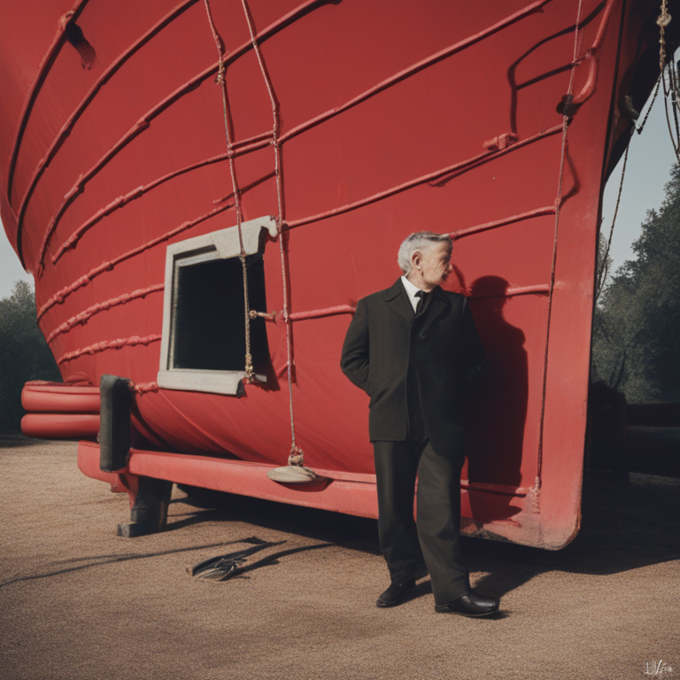 Dream About Girl Crying In Vintage Red Ship With Partner