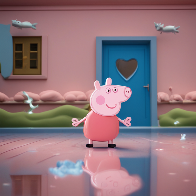 Dream About Peppa Pig Blue Cat Water Maze