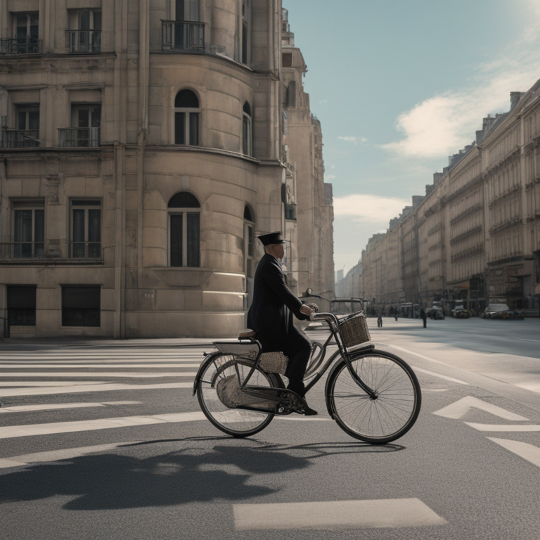 Dream About Driving Bicycle In The City