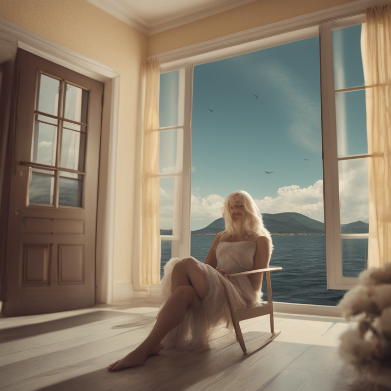 Dream About Blond Lady Lake House Relaxing Sexy Vibes