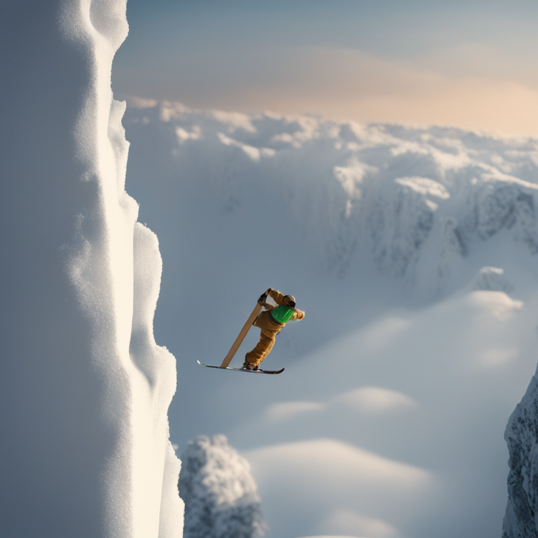 Dream About Climbing Cliff And Skiing In The Snow