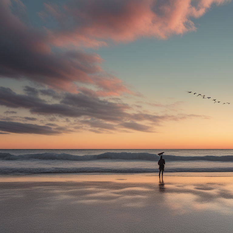 Dream Of Sunset Beach Moment