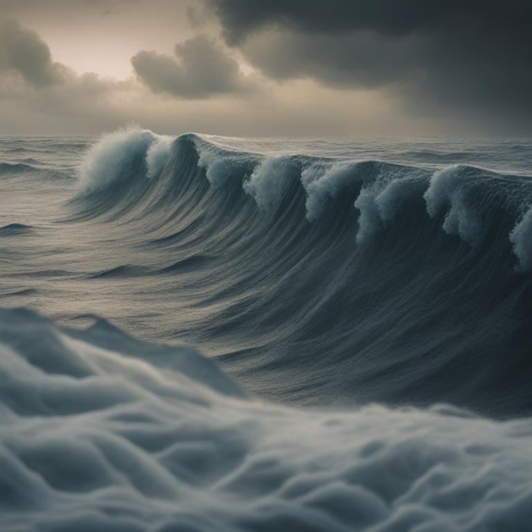 Dream Of Dark Sea Massive Waves