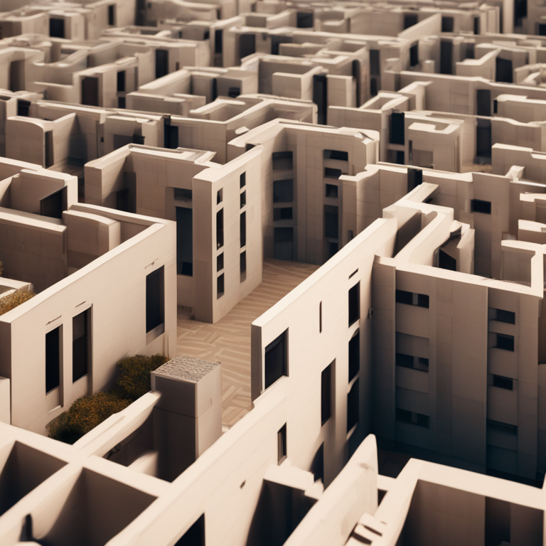 Dream About Weird Apartment Building Maze Neighborhood