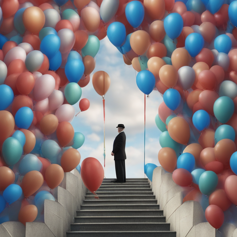 Dream About Big Tower Of Balloons And Dangerous Last Stair