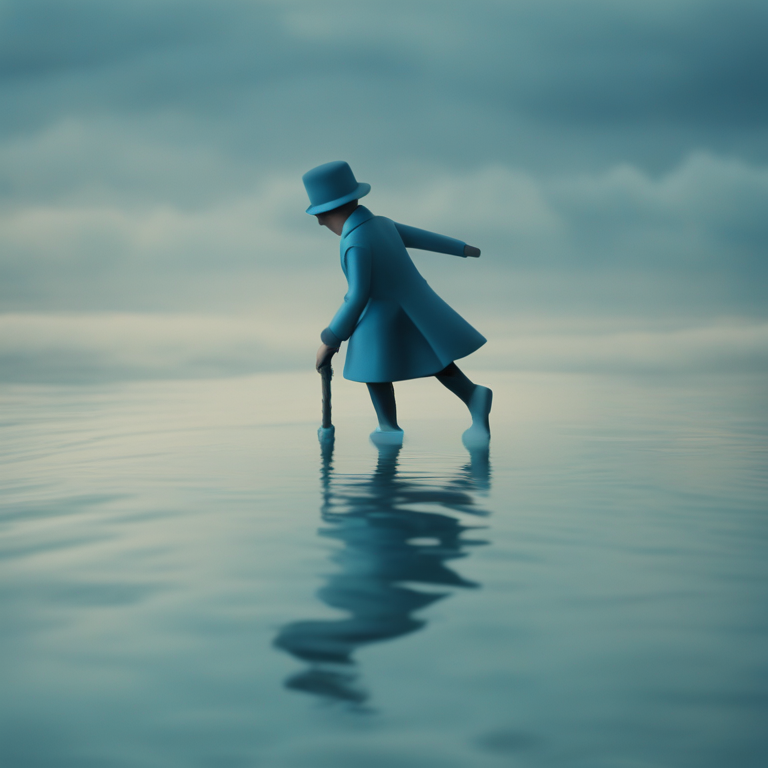 Dream About Blindfolded Walk Through Murky Blue Water