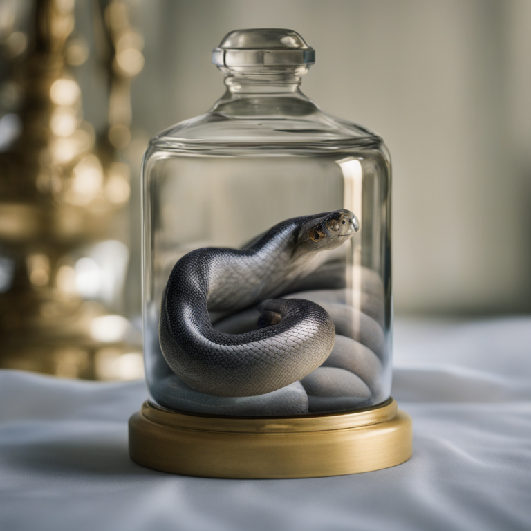 Dream About Snake Writhing Container