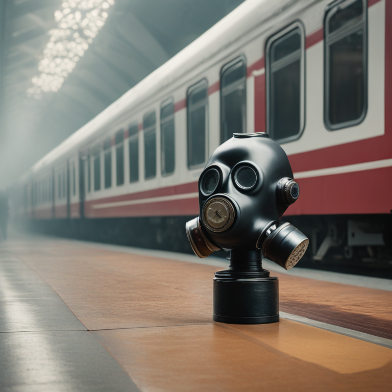 Dream About Foggy Train Station Gas Mask Encounter