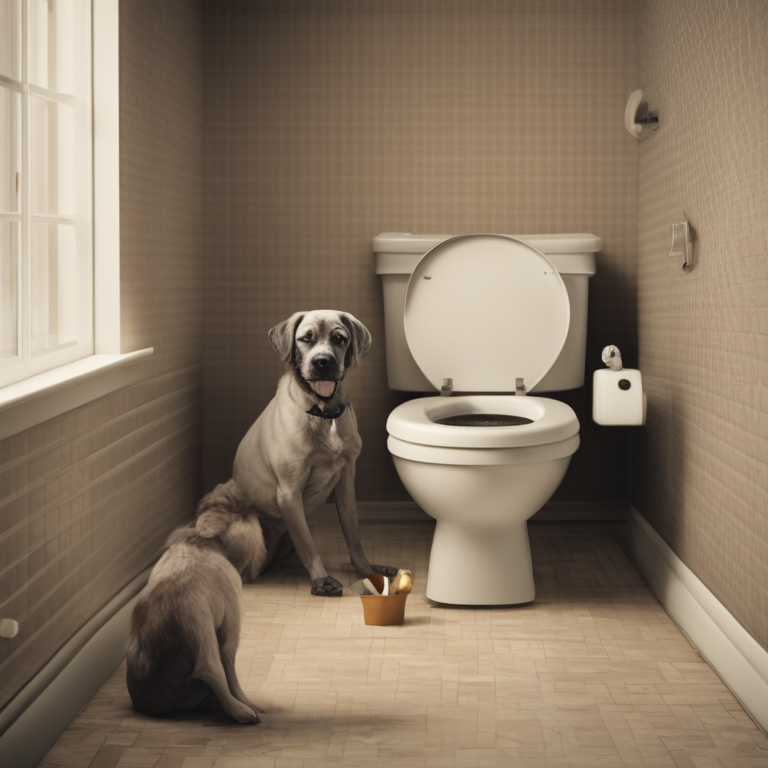 Dream About Clogged Toilet And Dog Playing In Water