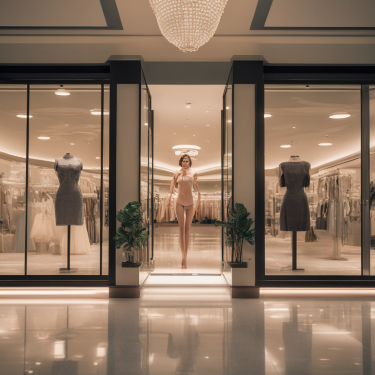 Dream Of Lingerie Model Opening Boutique In Luxurious Mall