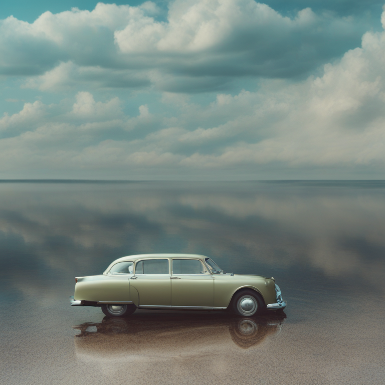 Dream Of Car Submerged In Water