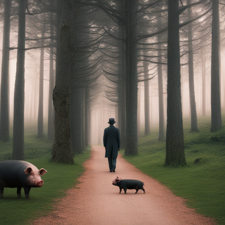 Dream About Escape Dead Humanoid Pigs Beachy Forest Path