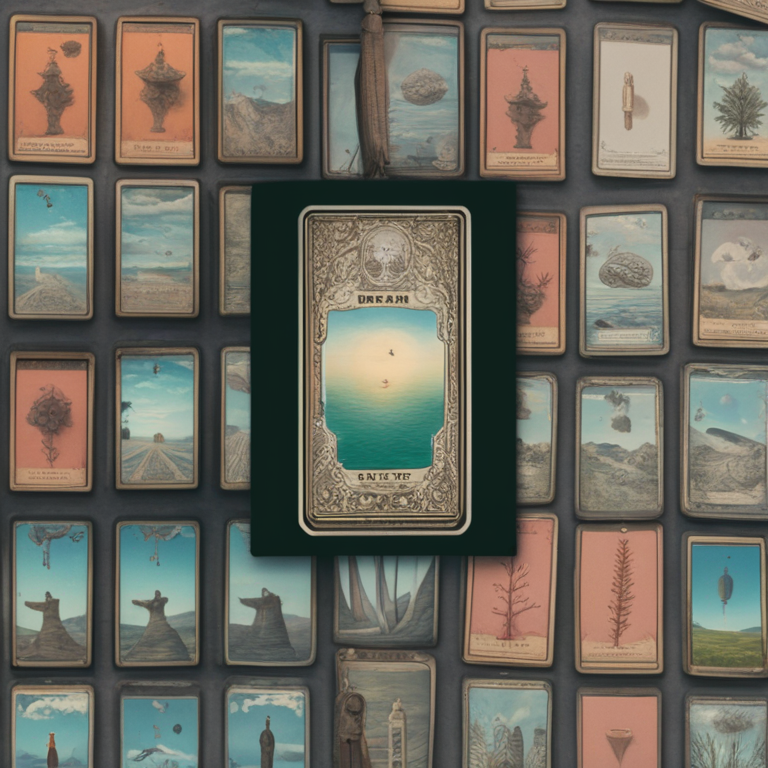 Dream Of Lost Tarot Cards And Underwater World