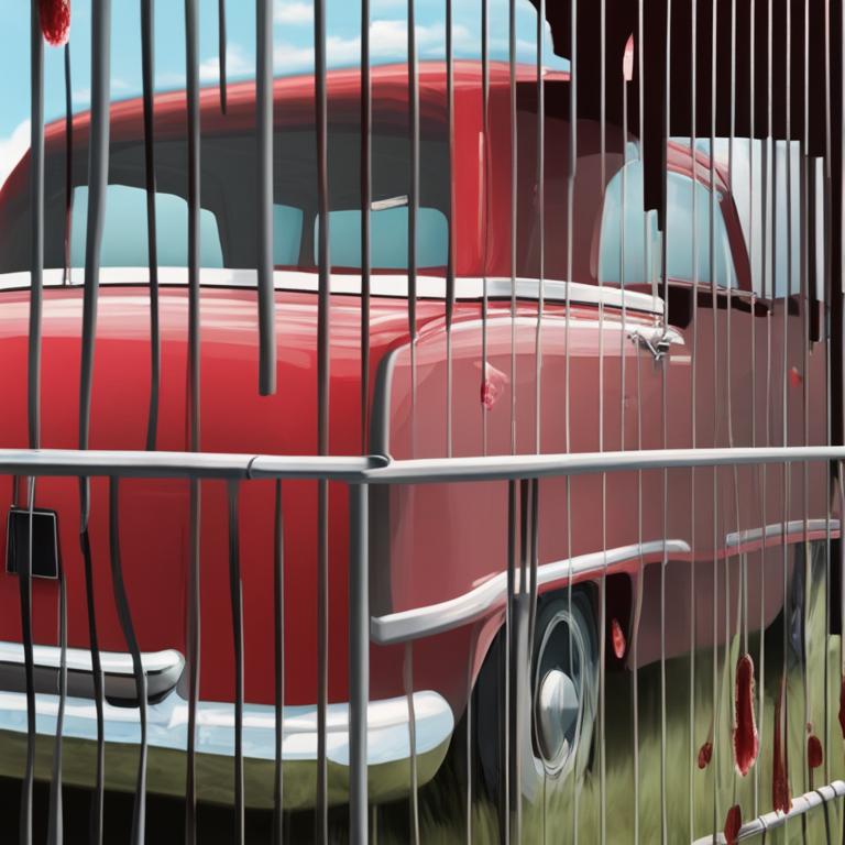 Dream Of Car Rolling Into Fence And Blood Contamination