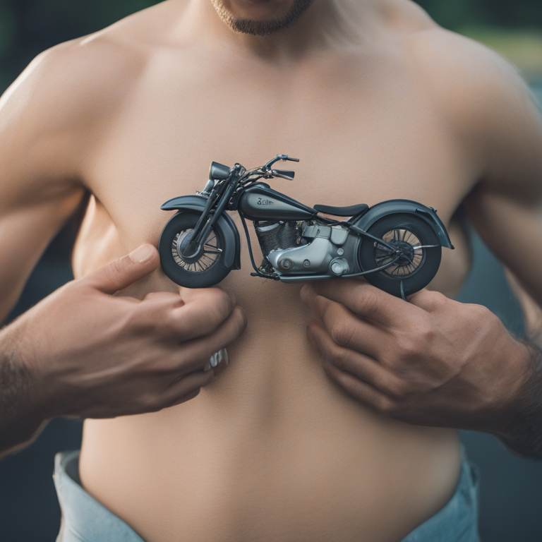 Dream About No Shirt Wedding Outfit Motorcycle