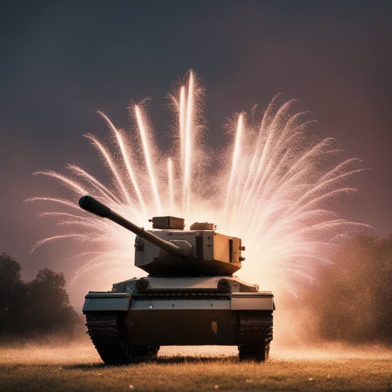 Dream About Office Laughter Army Tank Firework Blast