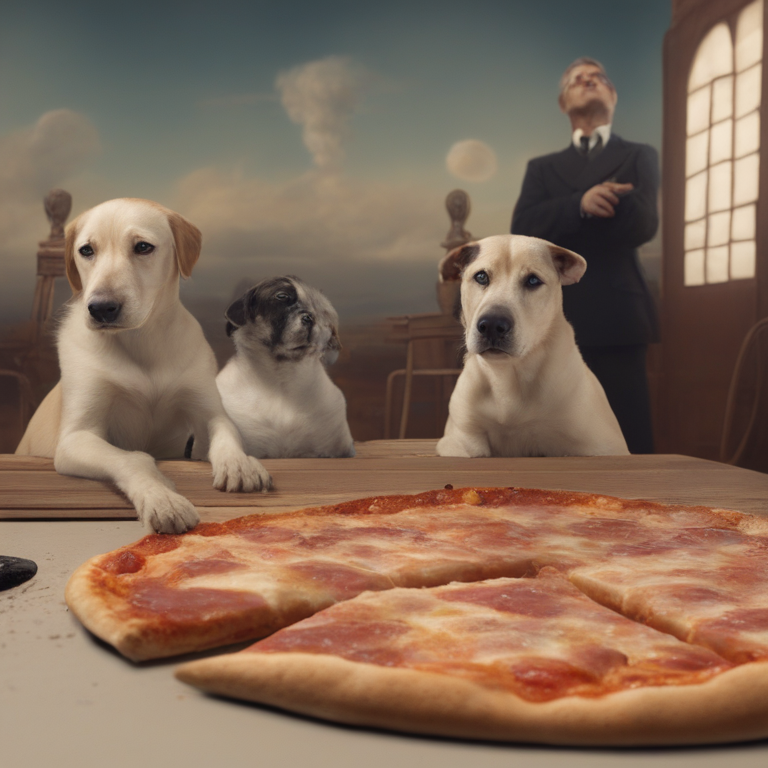 Dream About Apocalyptic Setting Violent Dogs Feeding Pizza