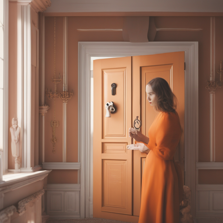 Dream About Mysterious Keys And Trap By Woman In Orange Dress