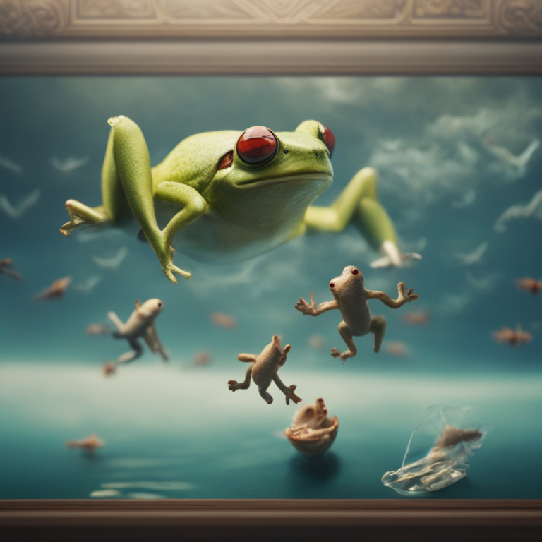 Dream About Frogs Attacking Escape Spider Game Plane Fire Ocean