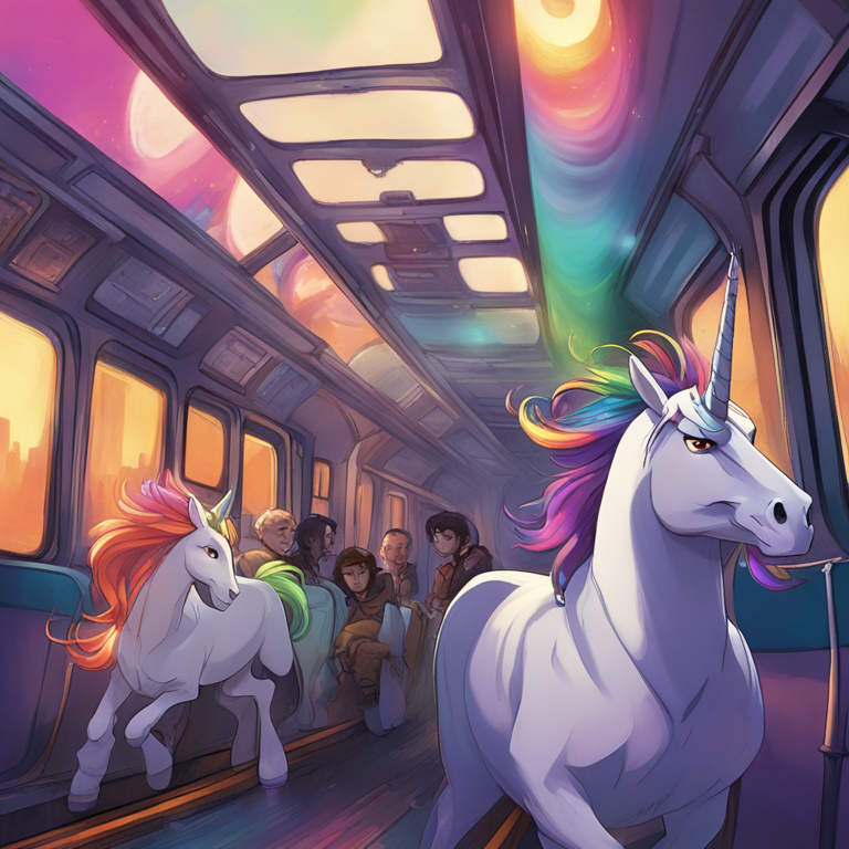 Dream About Rainbow Moon Unicorn Horn Paralyzing Bad Guys