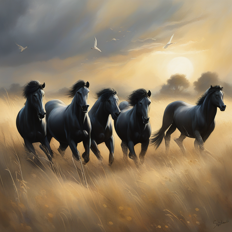 Dream About Stallions Lions Attack War Battle Friends Missed