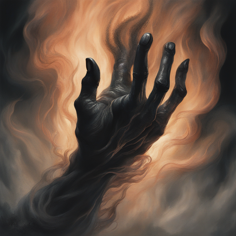 Dream About Black Smoke Hand Coming Towards Face