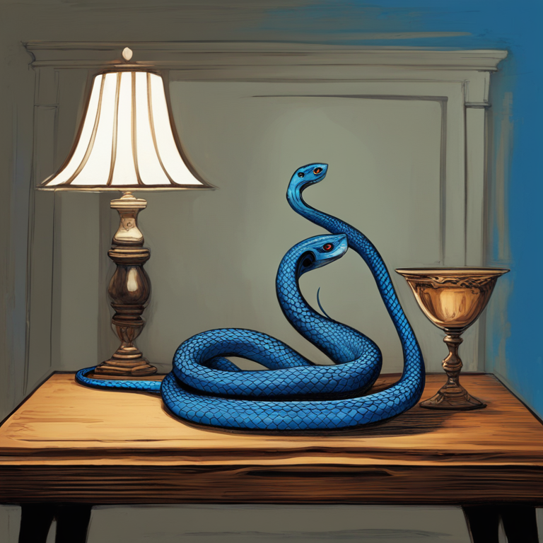 Dream About Blue Snake Escaping Biting Me