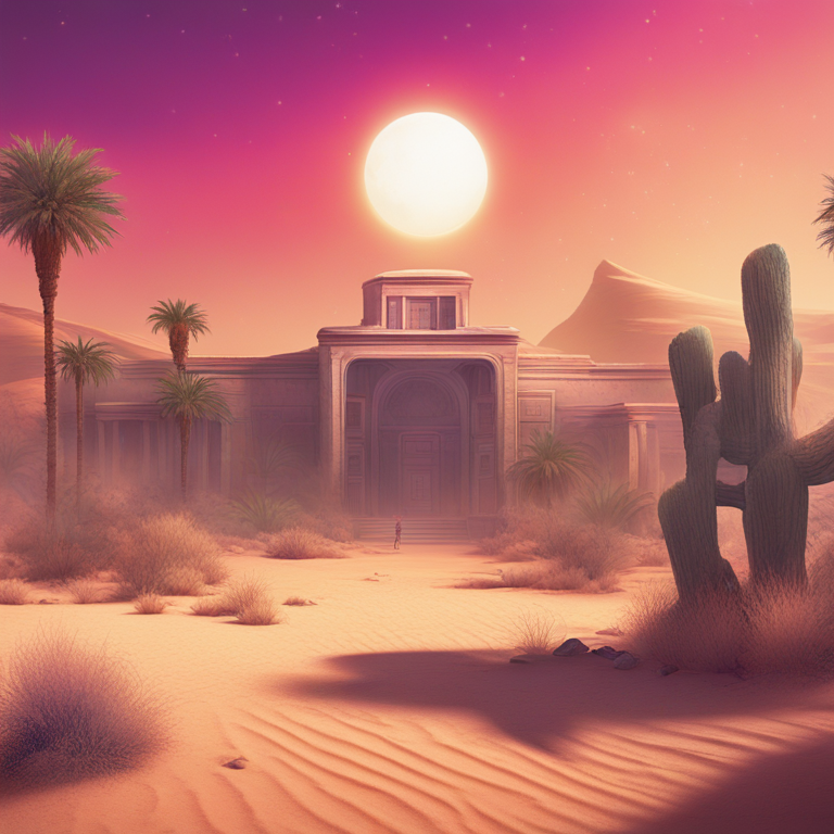 Dream Of Exploring Desert Oasis And Encountering Spiritual Experiments