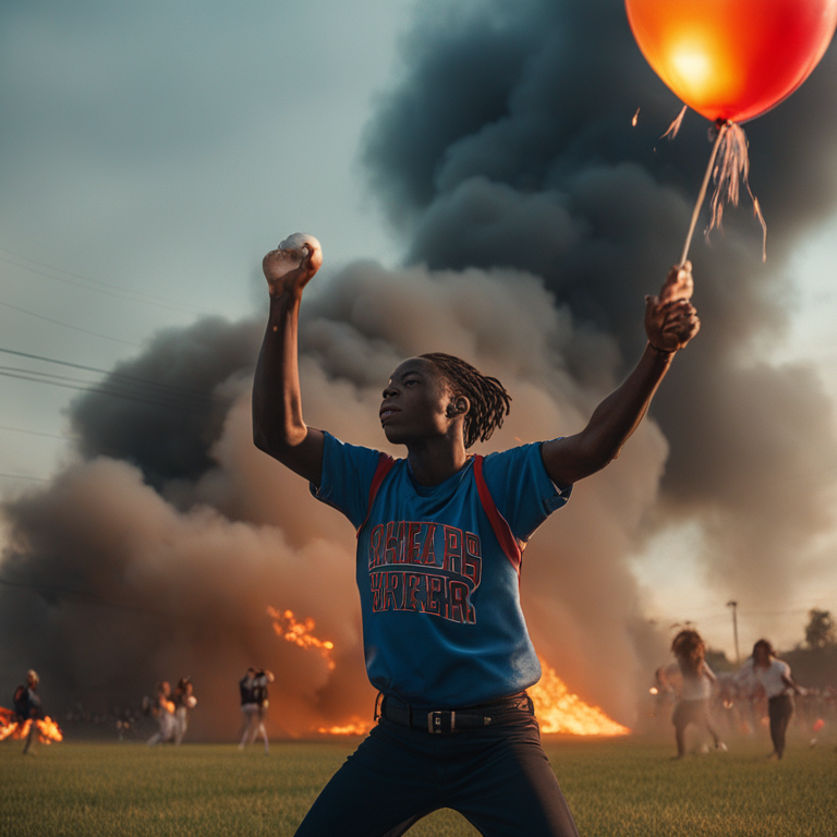 Dream About Riot Cheerleaders Baseball Player Balloon Popping Contest