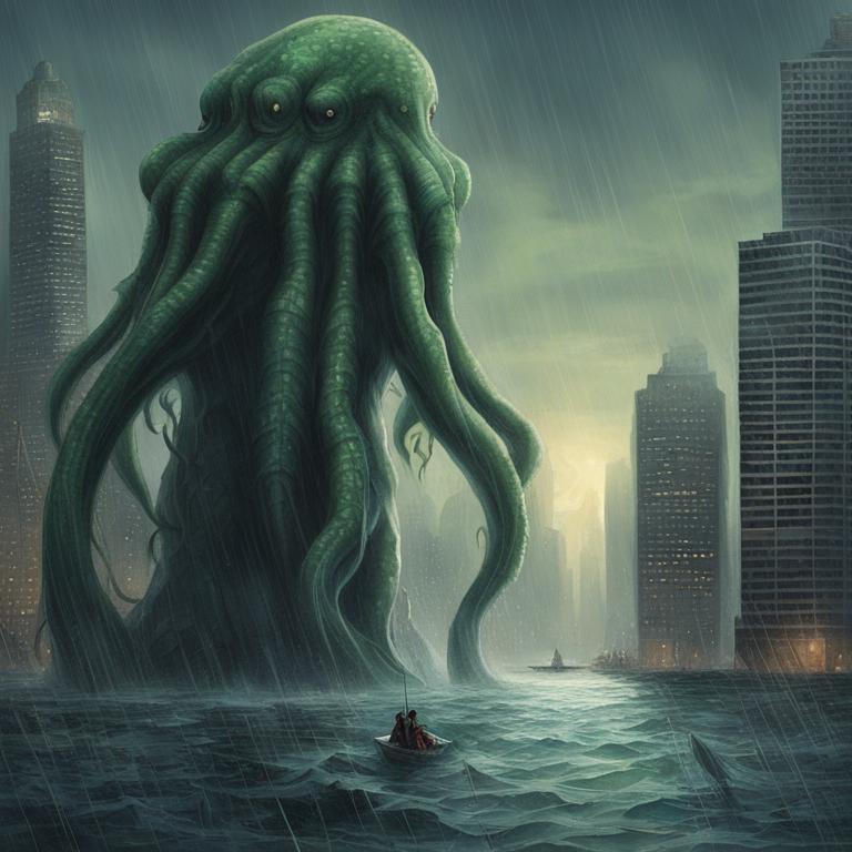 Dream About Cthulhu Monster Taking Over City