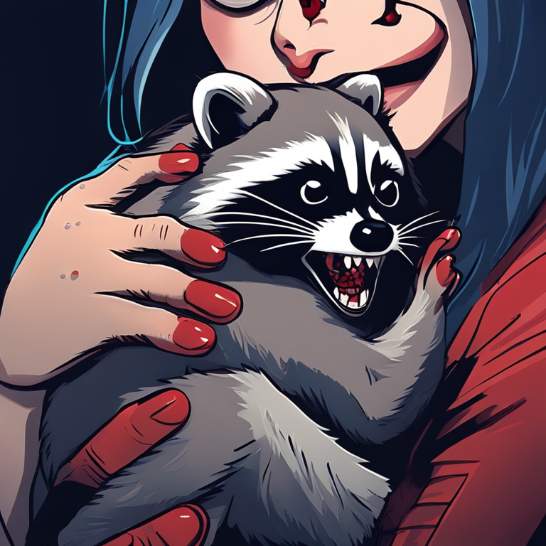 Dream Of Raccoon Biting Fingers