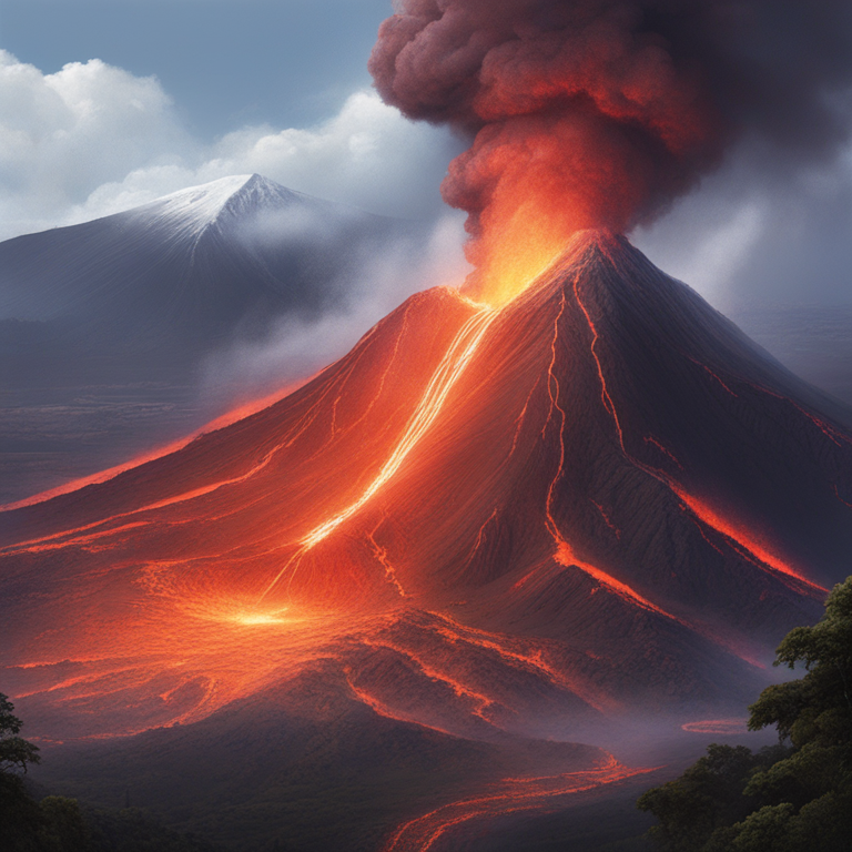 Dream Of Volcano Erupting With Small Fires Everywhere