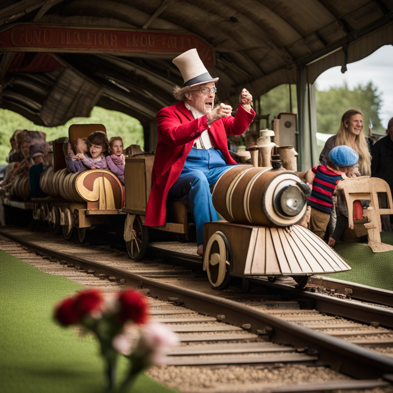 Dream About Homemade Fair Exhibits And Odd Train Ride