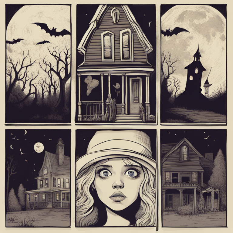 Dream About Haunted House October Night