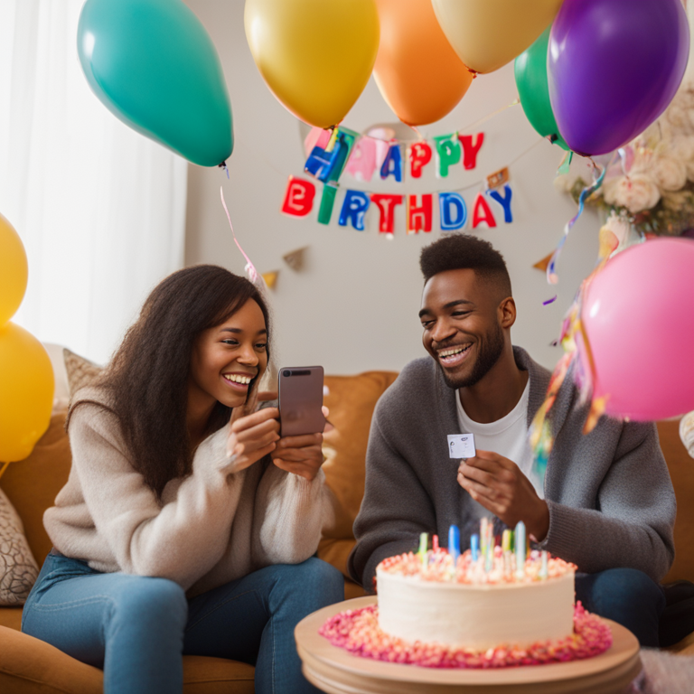 Dream About Birthday Celebration Facetime Balloons Cake