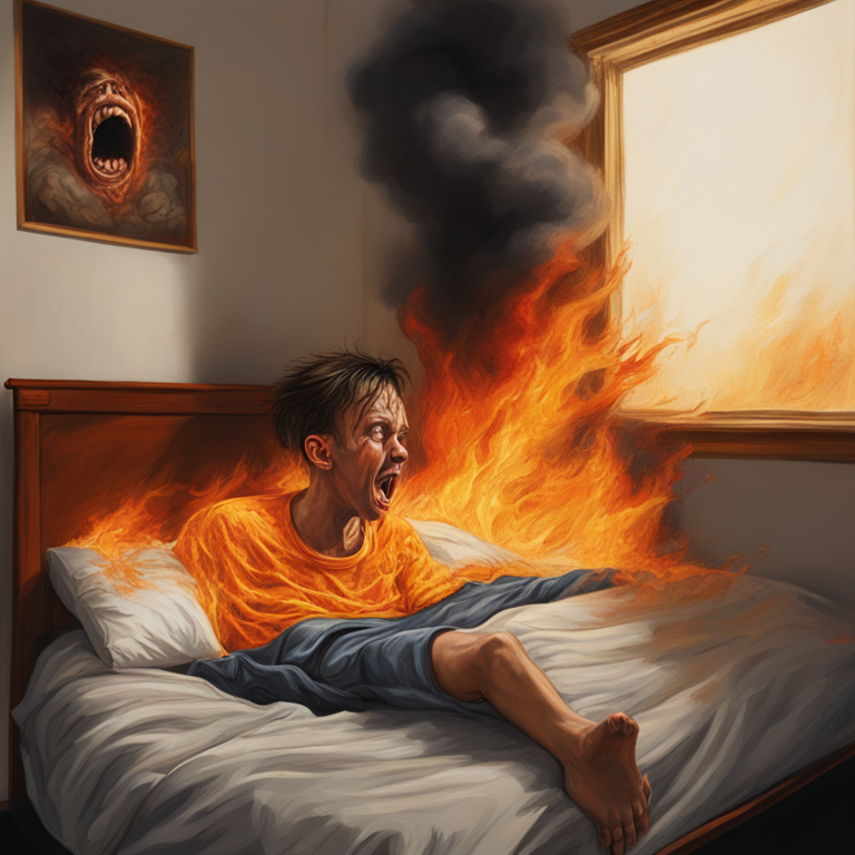 Dream Of Being Strapped To Bed In House Fire