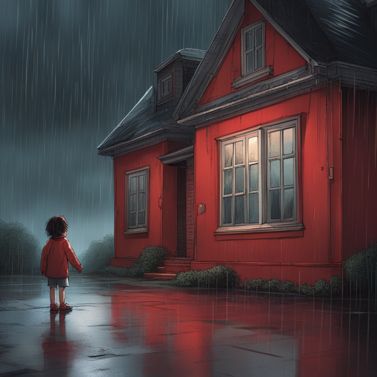 Dream About Demonic Creatures Chasing In Red House