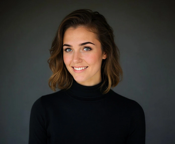 AI generated headshot example