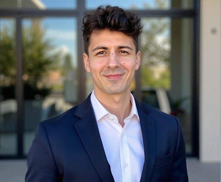 AI generated headshot example