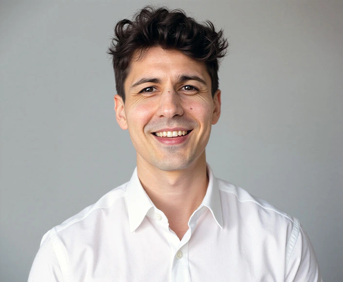 AI generated headshot example