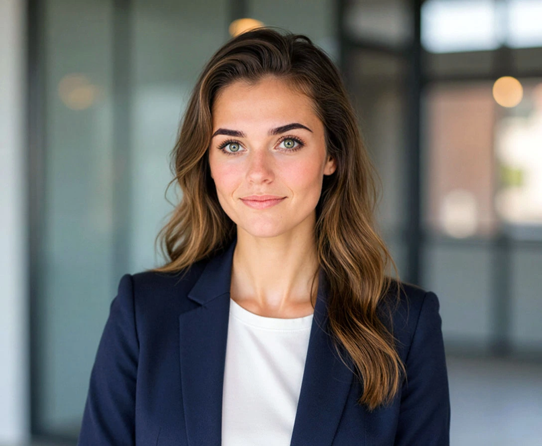 AI generated headshot example