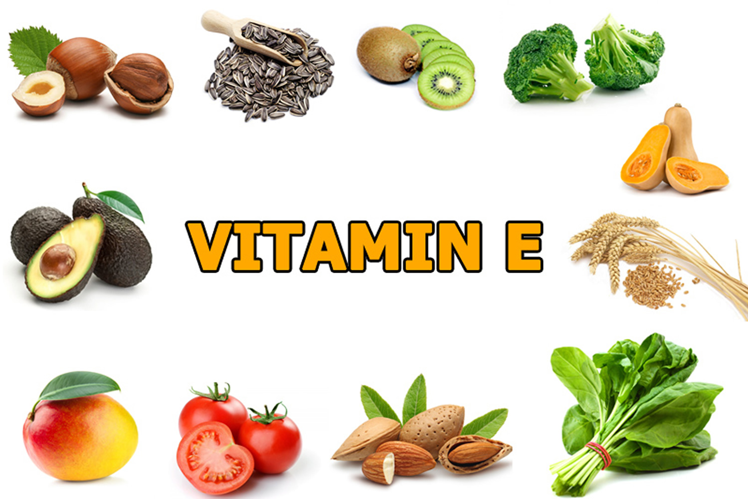 fruits and vegetables that contains Vitamin E