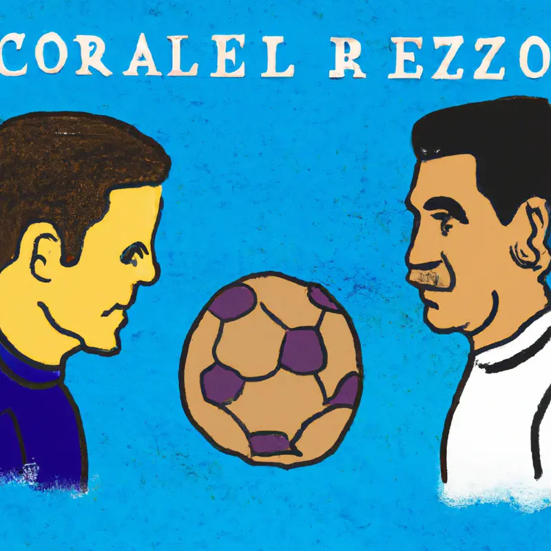 "A soccer ball with Cruzeiro's logo on one side and a 'For Sale' sign on the other side, with Ronaldo shaking hands with Pedro Lourenço in the background.", monumental pastels style — DALL·E2