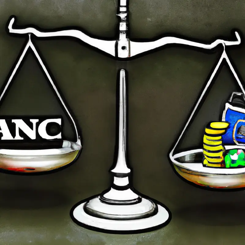 "A stylized drawing of a balance scale, one side holding a bag of money with the Premier League logo and the other side several soccer clubs' badges in balance.", distorted oil painting style — DALL·E2