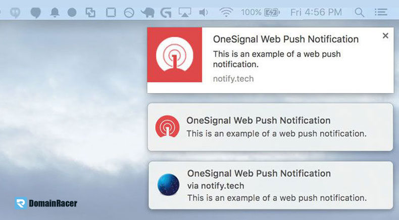 onesignal web push notifications